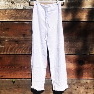 MR BUHO Beachwear Cover Up Cotton Drawstring Pants